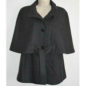 Betsey Johnson Charcoal Cape